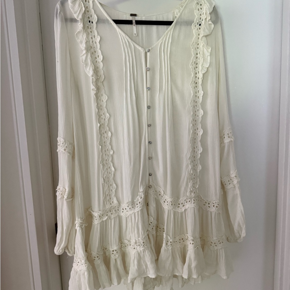 Free People Bohemian Peasant Dress